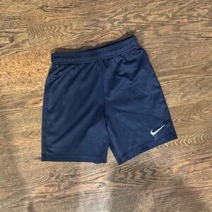 Nike shorts navy blue youth medium